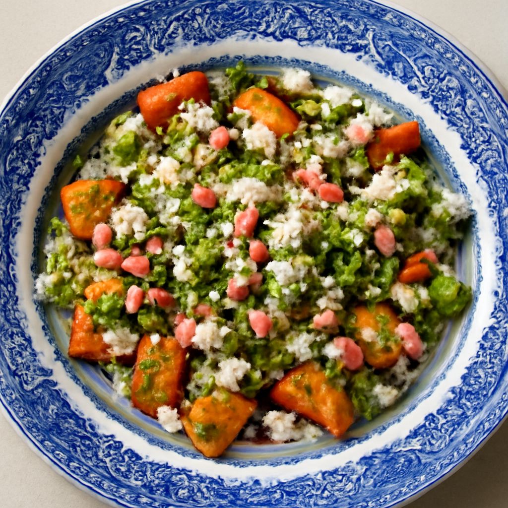 Radish salad recipe featuring radish roses and Mexican radish