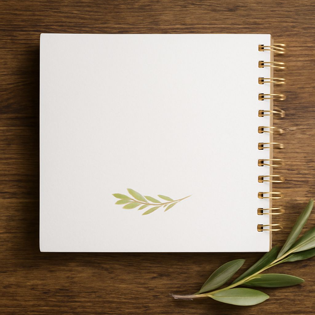 Funeral guest book and memorial guest book